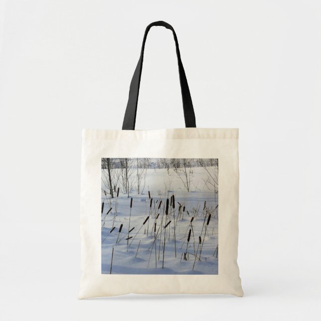 Winter in Quebec, Canada Tote Bag (Front)