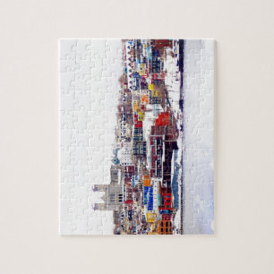 Winter In St. John's Jigsaw Puzzle