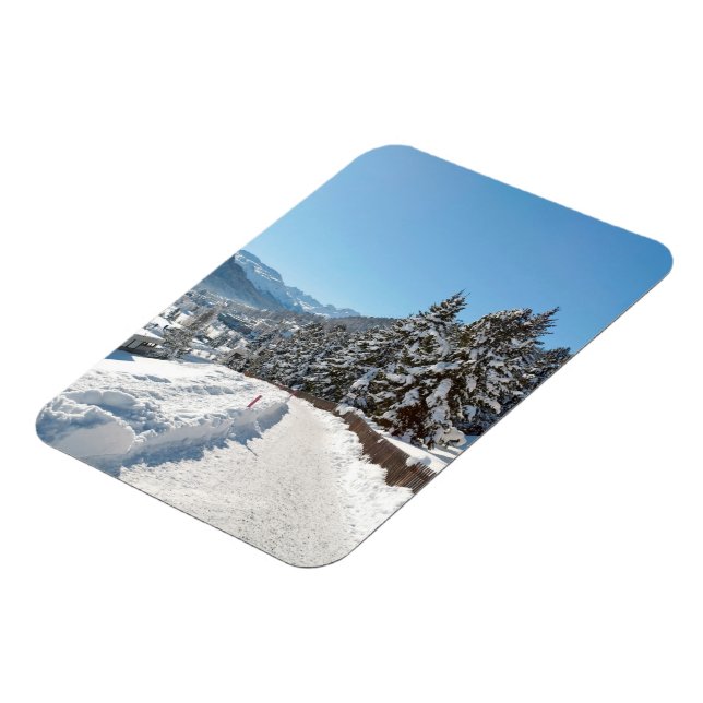 Winter in St. Moritz Magnet (Left Side)