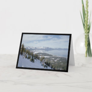 Winter in Tahoe- Song of Sol 8:6 Greeting Card