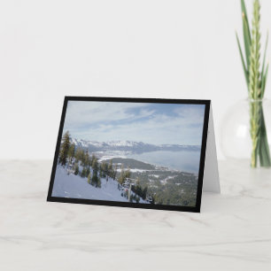 Winter in Tahoe- Song of Sol. 8:7 Greeting Card