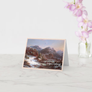 Winter in the Mountains  Card