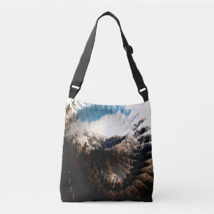 Winter in the mountains...... crossbody bag