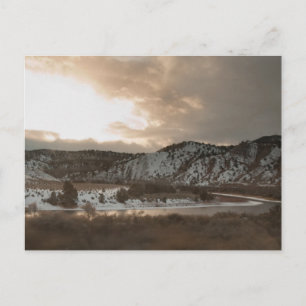 Winter in the Rockies Postcard