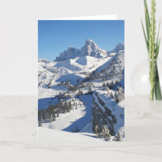 Winter in the Tetons Card