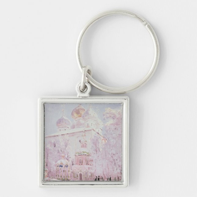 Winter in the Trinity-St. Sergius Lavra Keychain (Front)