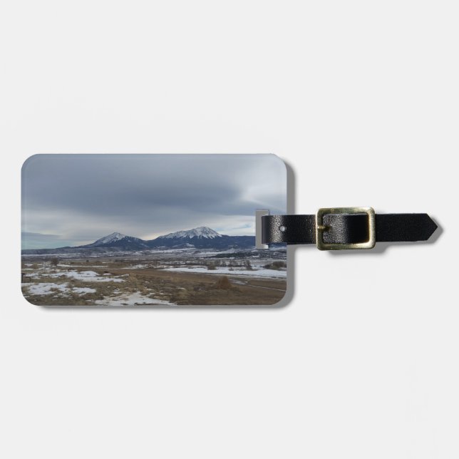 Winter in the Valley Luggage Tag (Front Horizontal)