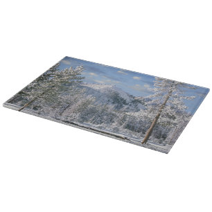 Winter in Yellowstone National Park, Wyoming Cutting Board