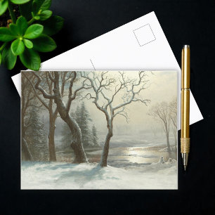 Winter in Yosemite by Albert Bierstadt  Postcard