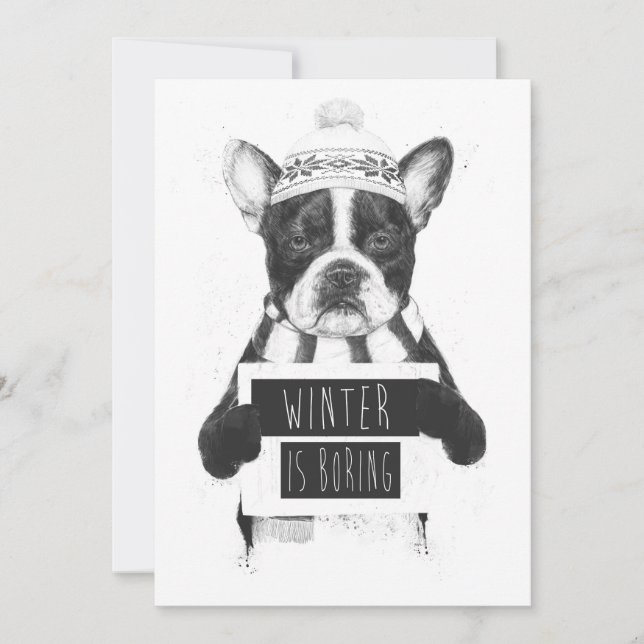 Winter is boring (Front)