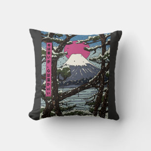 Winter is cold but the heart is warm throw pillow