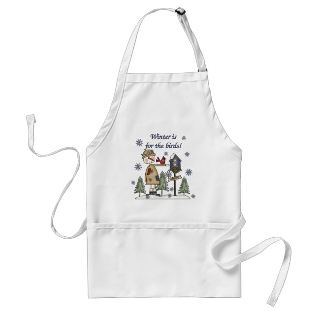 Winter is for the Birds Standard Apron (Front)