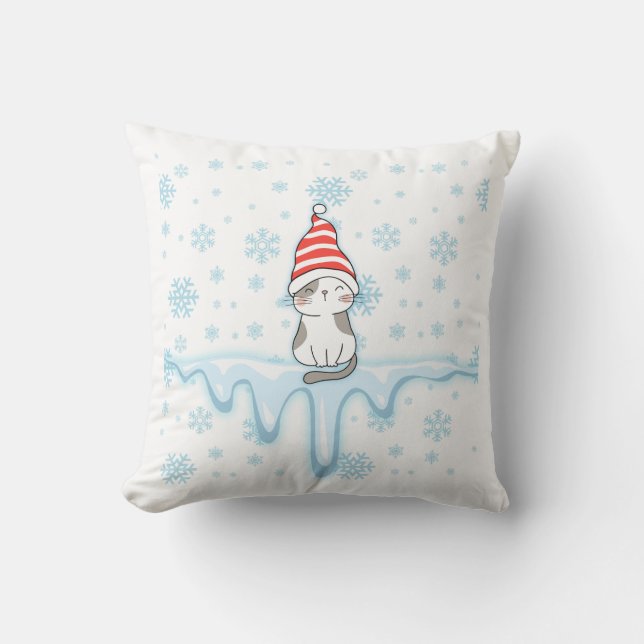 Winter is Magical Throw Pillow (Front)