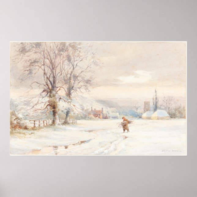 Winter - Joseph Rubens Powell Fine Art Poster (Front)