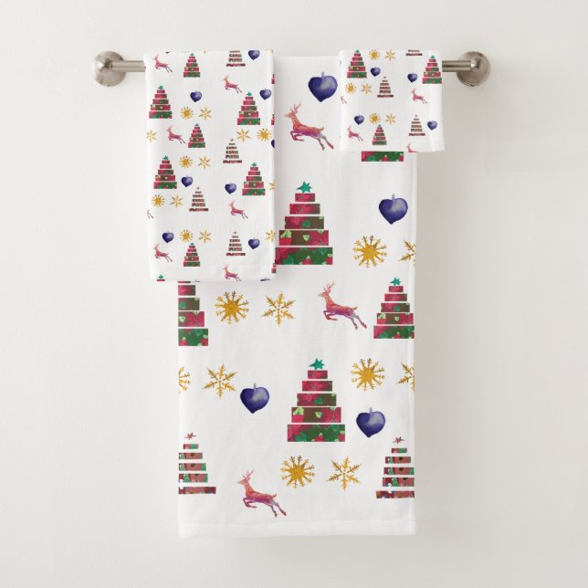 Winter Joy Bath Towel Set (Insitu)