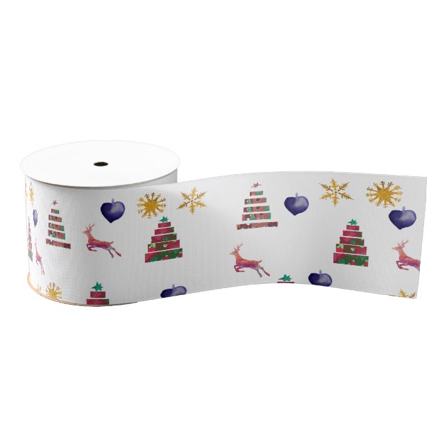 Winter Joy Grosgrain Ribbon (Spool)