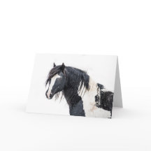 "Winter King" Note Card