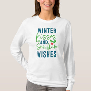 Winter Kisses And Snowflake Wishes-51963 T-Shirt