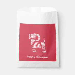 Winter Knit Christmas Yule Bock Favour Bags