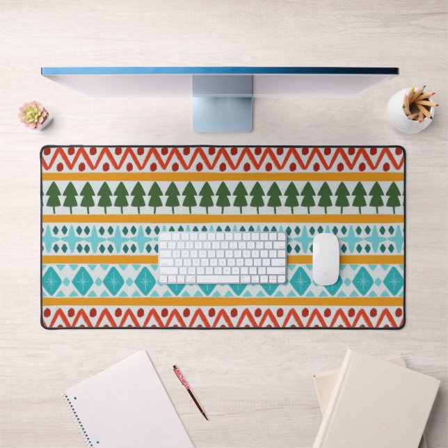 Winter knit pattern desk mat (Office 1)