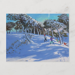 Winter Ladmanlow Derbyshire 2013 Postcard