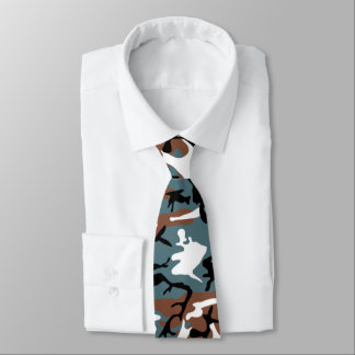 Winter Lake Camouflage Tie