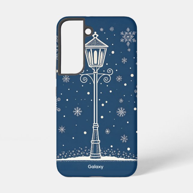 Winter Lamplight Story Galaxy S22 Case (Back)