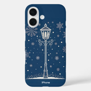 Winter Lamplight Story iPhone 16 Case