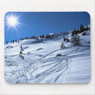 Winter land Winter sun Mouse Pad