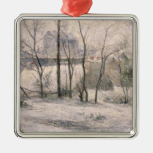 Winter Landscape, 1879 Metal Ornament