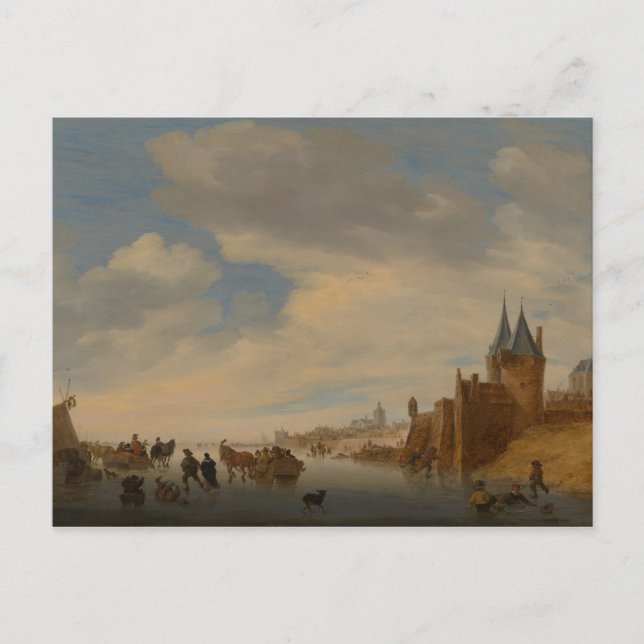 Winter Landscape at Arnhem | 1653 Postcard (Front)