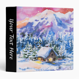 Winter landscape binder