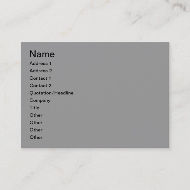 Winter landscape business card (Front)