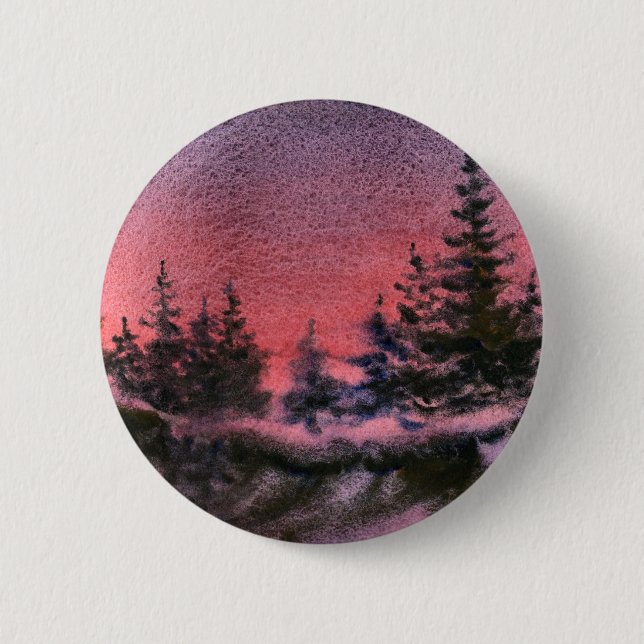 Winter Landscape Button (Front)