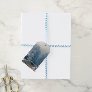Winter landscape by Ivan Aivazovsky Gift Tags