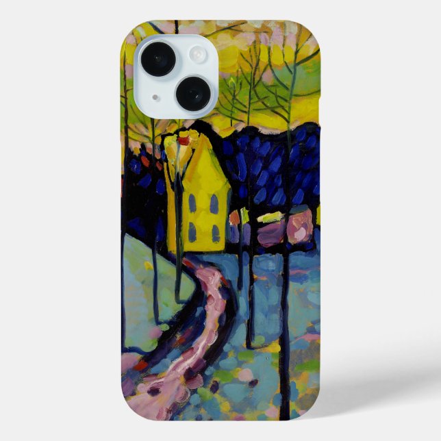 Winter Landscape by Wassily Kandinsky Case-Mate iPhone Case (Back)