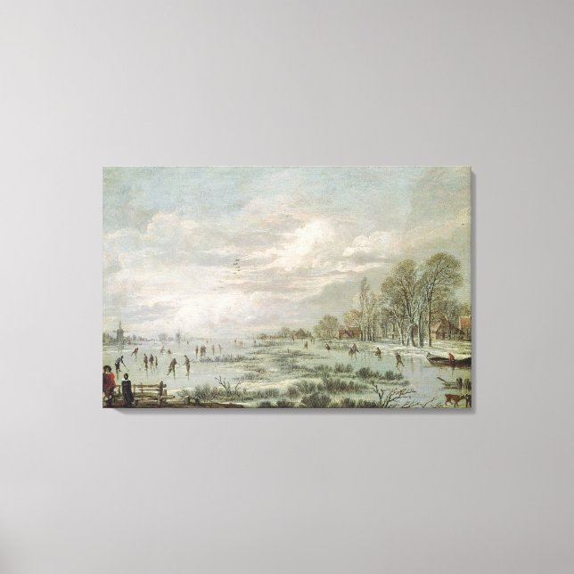 Winter Landscape Canvas Print (Front)