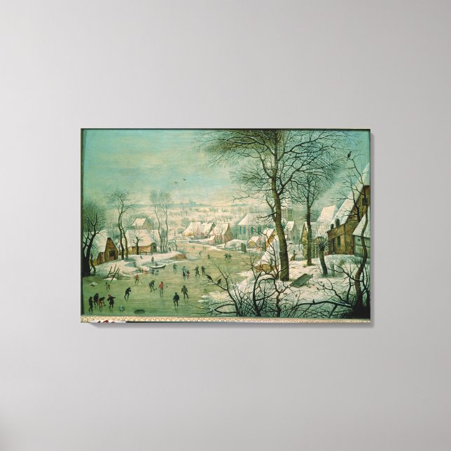 Winter Landscape Canvas Print (Front)