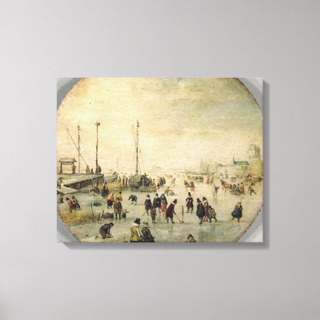 Winter Landscape Canvas Print (Front)