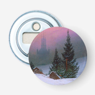 Winter Landscape Caspar David Friedrich Bottle Opener
