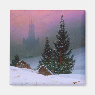 Winter Landscape Caspar David Friedrich Magnet