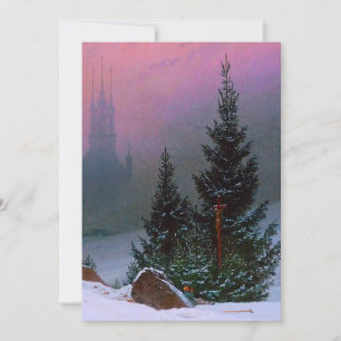 Winter Landscape Caspar David Friedrich Save The Date