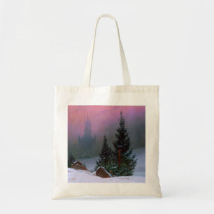 Winter Landscape Caspar David Friedrich Tote Bag