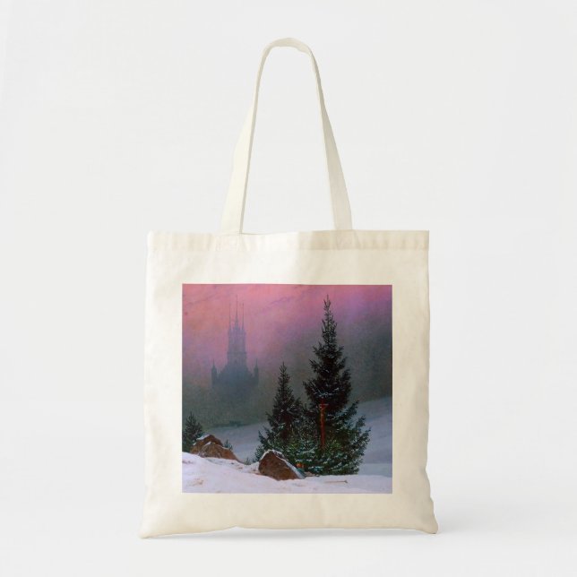 Winter Landscape Caspar David Friedrich Tote Bag (Front)