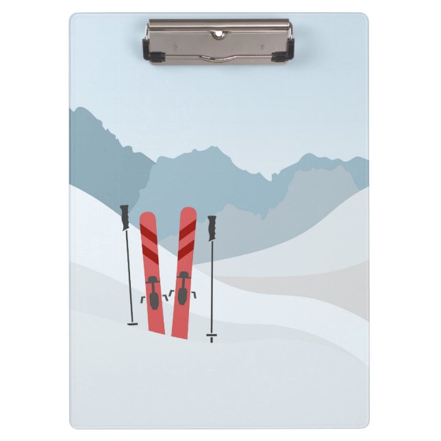 Winter landscape clipboard (Front)