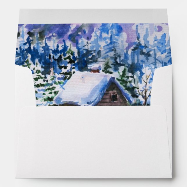 Winter landscape envelopes (Back (Bottom))