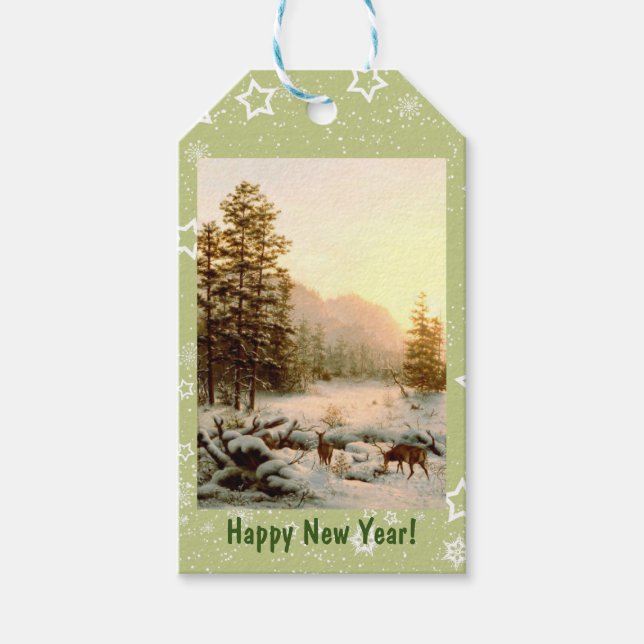 Winter Landscape,  Gift Tags (Front)