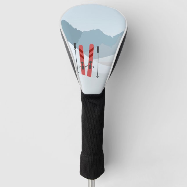 Winter landscape golf head cover (Front)