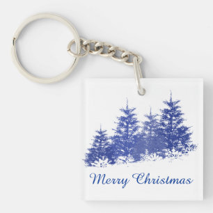 Winter landscape keychain
