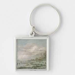 Winter Landscape Keychain